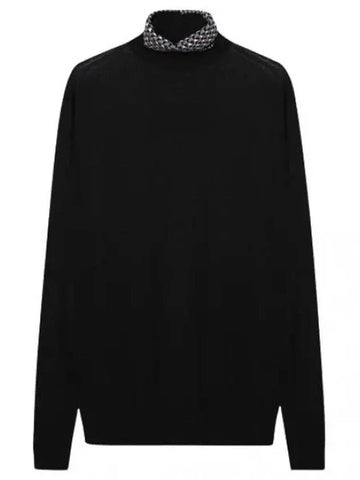 Superfine wool turtleneck men s knit - PRADA - BALAAN 1