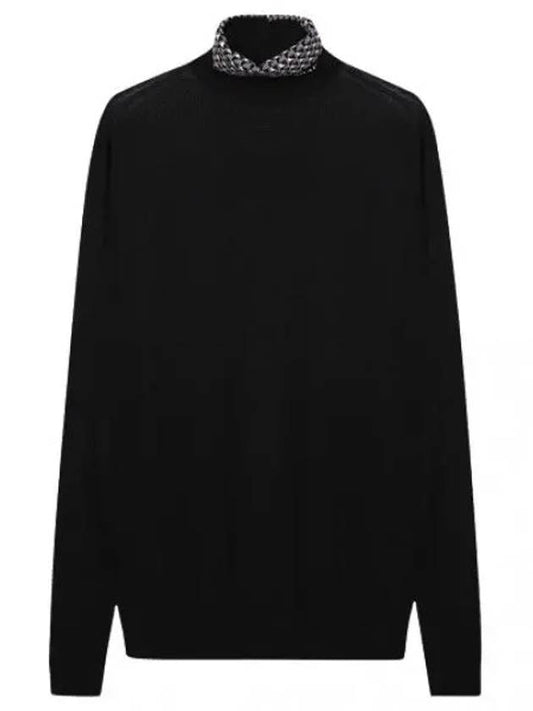 Superfine wool turtleneck men s knit - PRADA - BALAAN 1