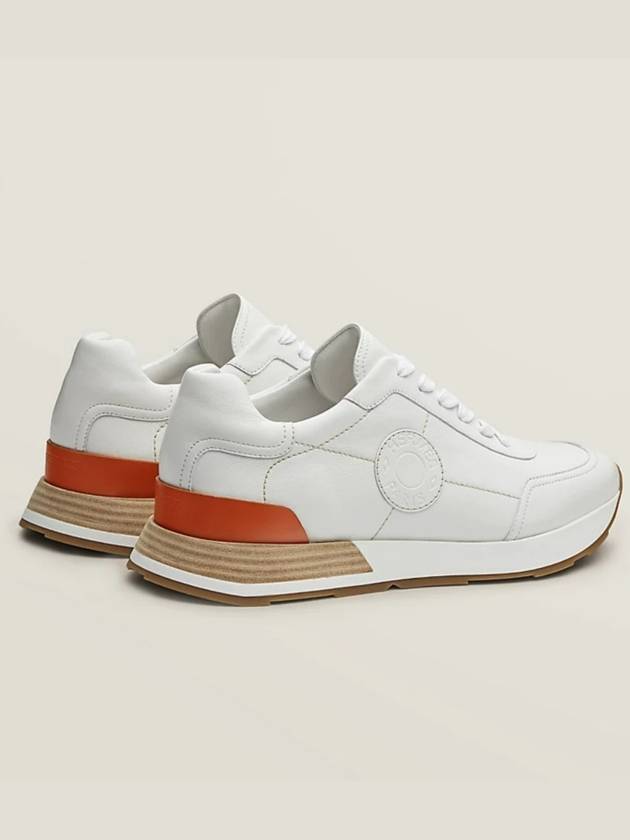 Drive Low Top Sneakers White - HERMES - BALAAN 4