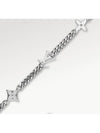 Monogram Row Necklace Silver - LOUIS VUITTON - BALAAN 5