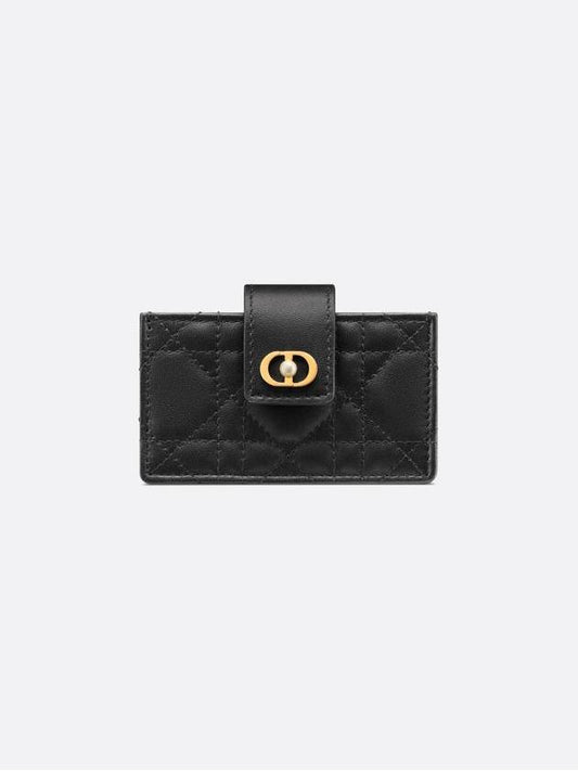 Women jolie pocket card wallet black S3104UNJB_M900 - DIOR - BALAAN 1