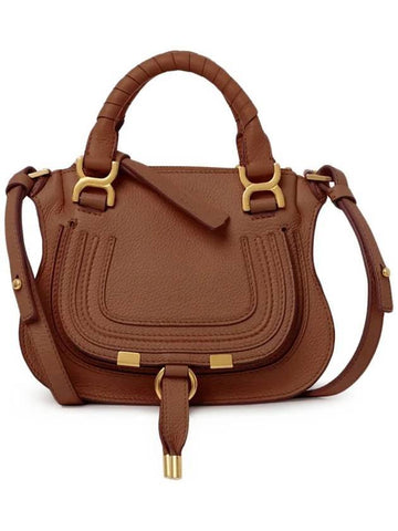 Marcie Mini Double Carry Tote Bag Tan - CHLOE - BALAAN 1