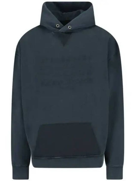 Reverse Logo Cotton Hoodie Black - MAISON MARGIELA - BALAAN 2