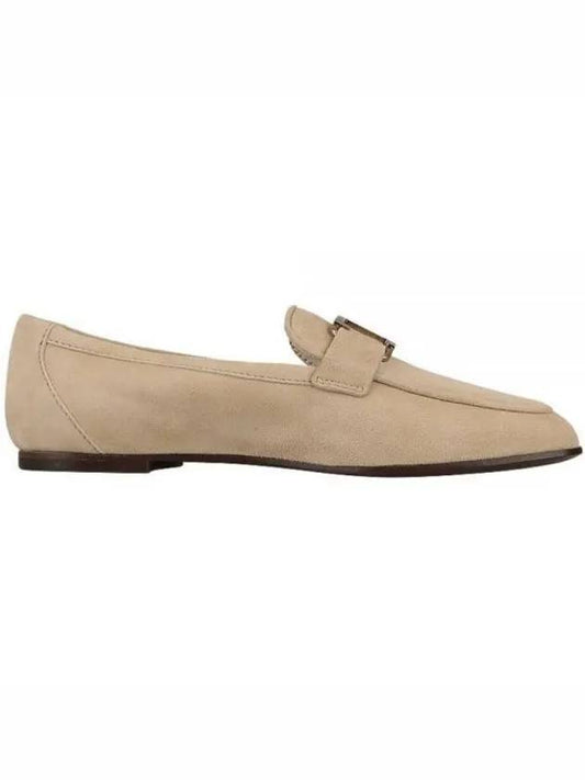 Women's T Timeless Logo Suede Loafers Brown - TOD'S - BALAAN 2