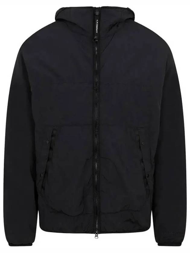 Men's Chrome Goggles Hooded Jacket Black - CP COMPANY - BALAAN 2