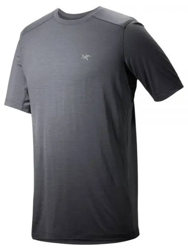 Ionia Merino Wool Short Sleeve T-Shirt Black - ARC'TERYX - BALAAN 1