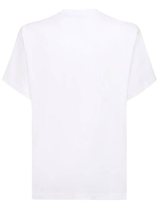 EKD Cotton Short Sleeve T-Shirt White - BURBERRY - BALAAN 3