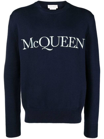 Sweater 651184 Q1XAY4064 BLUE - ALEXANDER MCQUEEN - BALAAN 2