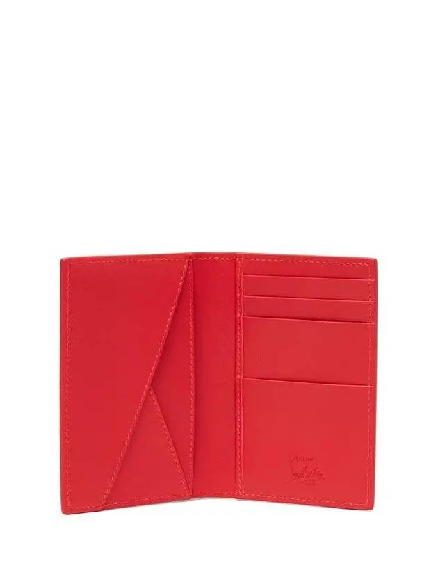 Spike Black Spike Leather Fold Card Holder 1175007 - CHRISTIAN LOUBOUTIN - BALAAN 2