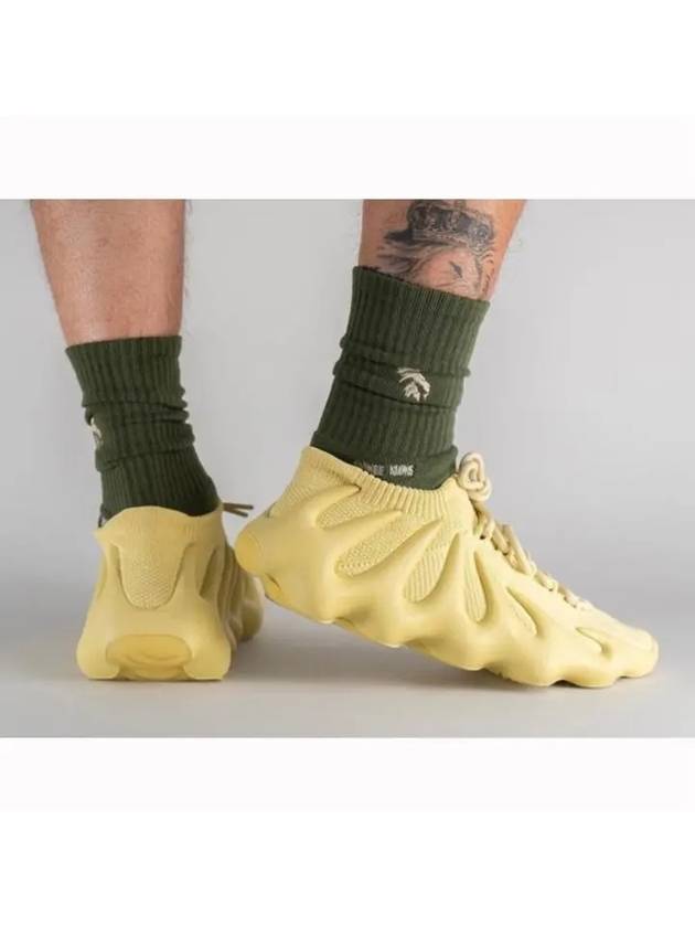 Yeezy 450 Sulfur Low Top Sneakers Yellow - ADIDAS - BALAAN 8