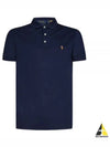 Embroidered Logo Pony Polo Shirt Blue - POLO RALPH LAUREN - BALAAN 2