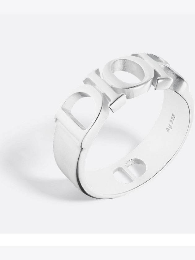 Letters Ring Silver - DIOR - BALAAN 4