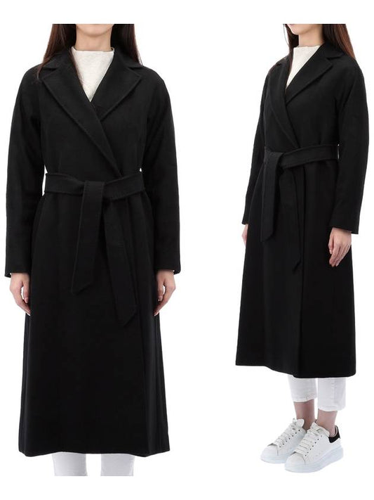 Prater Virgin Wool Single Coat Black - MAX MARA - BALAAN 2