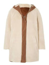 Conway Reversible Parka Brown Beige - LORO PIANA - BALAAN.