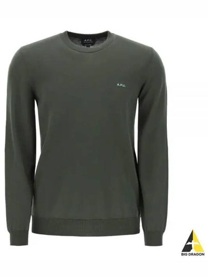 Mayeul Crewneck Sweatshirt Green - A.P.C. - BALAAN 2