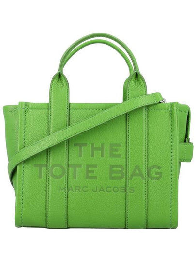 Small Leather Tote Bag Green - MARC JACOBS - BALAAN 2