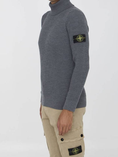 Turtleneck sweater in wool - STONE ISLAND - BALAAN 2