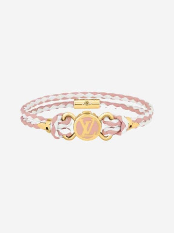 LV Click It Bracelet Rose Ballerine Pink White - LOUIS VUITTON - BALAAN 1