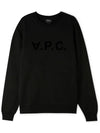 VPC Logo Crew Neck Sweatshirt Black - A.P.C. - BALAAN 2