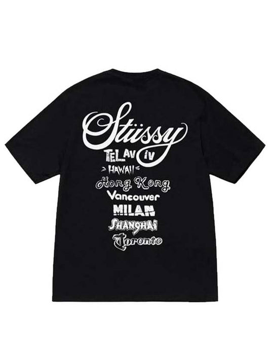 tour t shirt black men - STUSSY - BALAAN 2