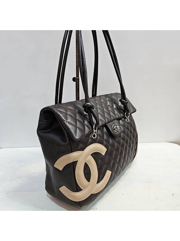 Cambon brown shoulder bag - CHANEL - BALAAN 3