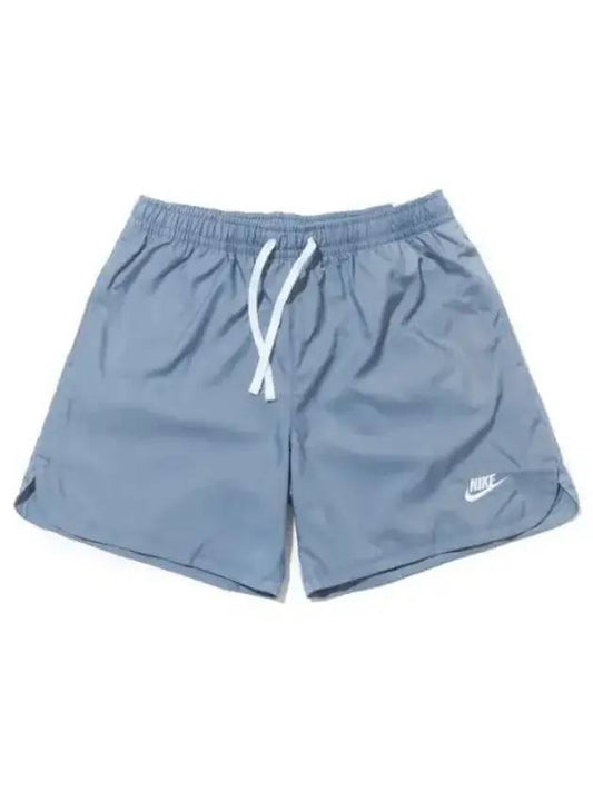 Sportswear Essential Woven Line Flow Shorts Pale Blue - NIKE - BALAAN 1