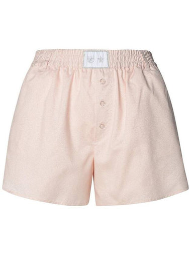 Chiara Ferragni Pink Viscose Blend Shorts - CHIARA FERRAGNI - BALAAN 1