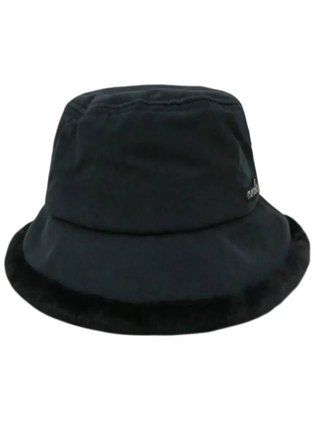 Macaron earring bucket hat BLACK - MONBIRDIE GOLF - BALAAN 6