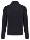 Green Ever Zip Neck Sweater 50498518 402 Logo Print Cotton Blend - HUGO BOSS - BALAAN 3