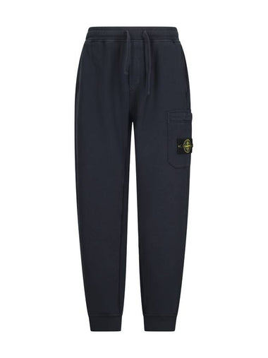 SPORTS PANTS WITH COMPASS APPLICATION - STONE ISLAND - BALAAN 1