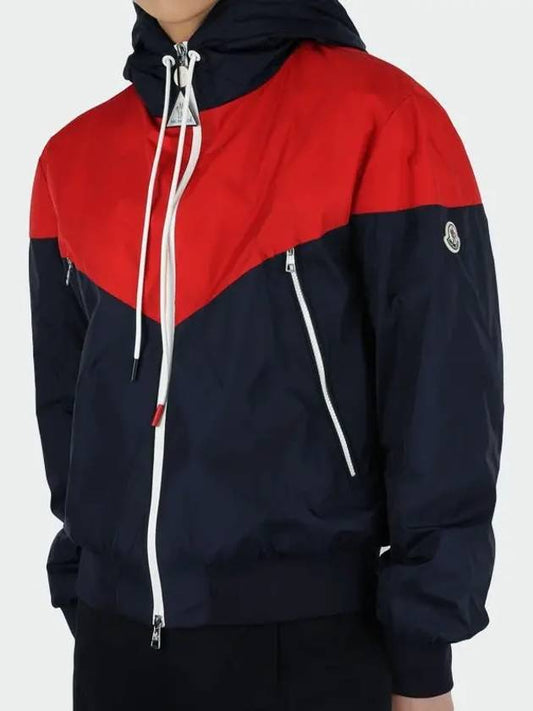 Men's Bukret Windbreaker Dark Blue - MONCLER - BALAAN 2