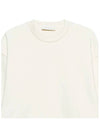 Waffen Patch Ghost Piece Cotton Sweatshirt Ivory - STONE ISLAND - BALAAN 5