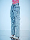 HEART ICE WASHING DENIM PANTS BL - DILETTANTISME - BALAAN 4