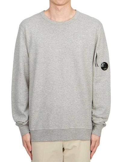 Light Fleece Sweatshirt Grey - CP COMPANY - BALAAN 2