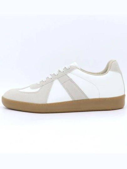 Chels Unisex Height 5cm Artificial Leather German Army Sneakers Ivory - SUPENER - BALAAN 2