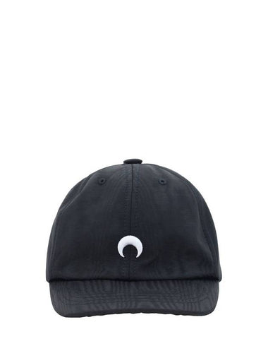 Regenerated Moire Ball Cap Black - MARINE SERRE - BALAAN 1