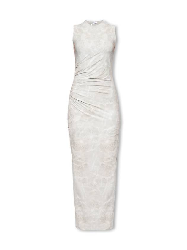 Printed Sleeveless Long Dress Grey - HELMUT LANG - BALAAN 2