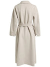 Esturian long wool coat ecru 2390160539 071 - MAX MARA - BALAAN 3