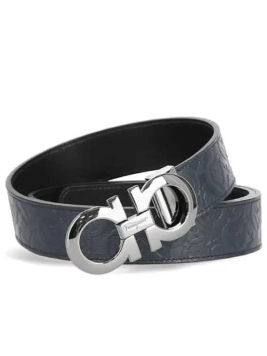 SALVATORE Ferragamo 675542 735830 Gancini Reversible Belt 1013323 - SALVATORE FERRAGAMO - BALAAN 1