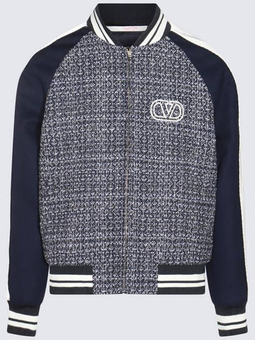 Valentino Garavani Blue Wool Casual Jackets - VALENTINO - BALAAN 1