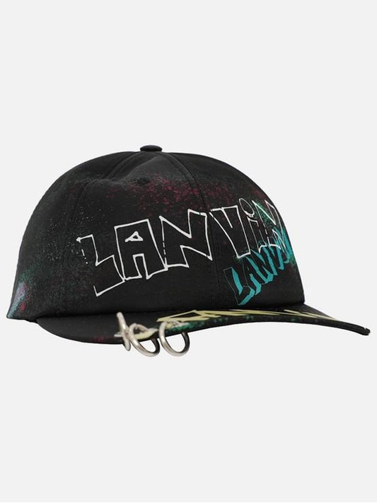 Print Nylon Ball Cap Black - LANVIN - BALAAN 2