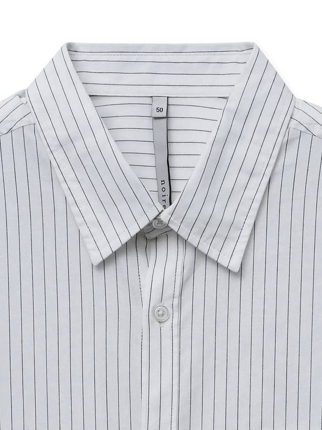 classic striped shirt white - NOIRER - BALAAN 10