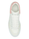 Oversized Pink Tab Low Top Sneakers White - ALEXANDER MCQUEEN - BALAAN 2