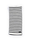 KH Duguay Stripe Muffler White Black - SAINT JAMES - BALAAN 3