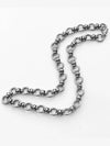 Men's DIRECTION Surgical Chain Street Layered Necklace Silver - BASSCLEF - BALAAN 5