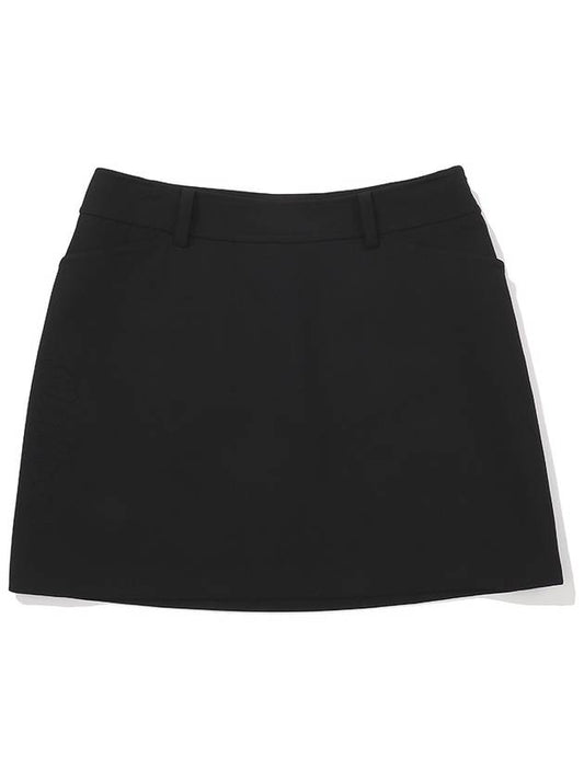 H line performance skirt BLACK WOMAN - MALBON GOLF - BALAAN 1