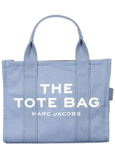 Logo Small Canvas Tote Bag Blue Shadow - MARC JACOBS - BALAAN 2