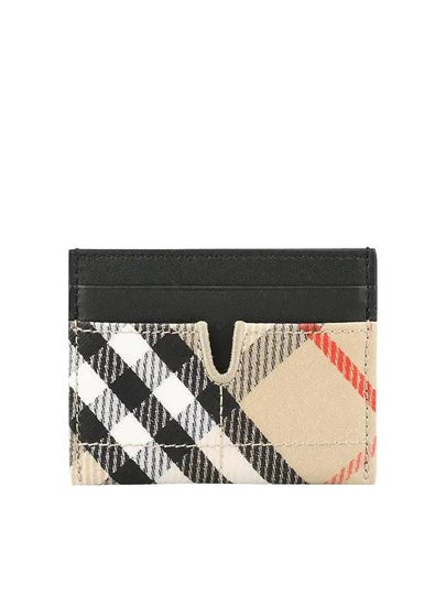 Snip Check Card Wallet Sand - BURBERRY - BALAAN 2