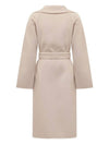 Rovo Wool Single Coat Beige - WEEKEND MAX MARA - BALAAN 3