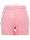 Training Cashmere Track Pants Pink - SPORTY & RICH - BALAAN 8